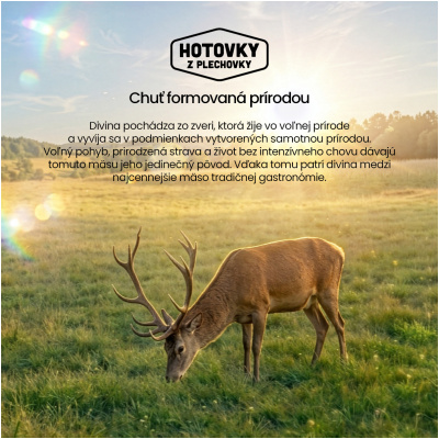 Divinový guláš 1 Paroháč paštéta 170g