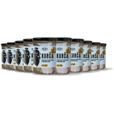 KURČA Kuracie prsia vo vlastnej šťave 400g limited edition 9+1