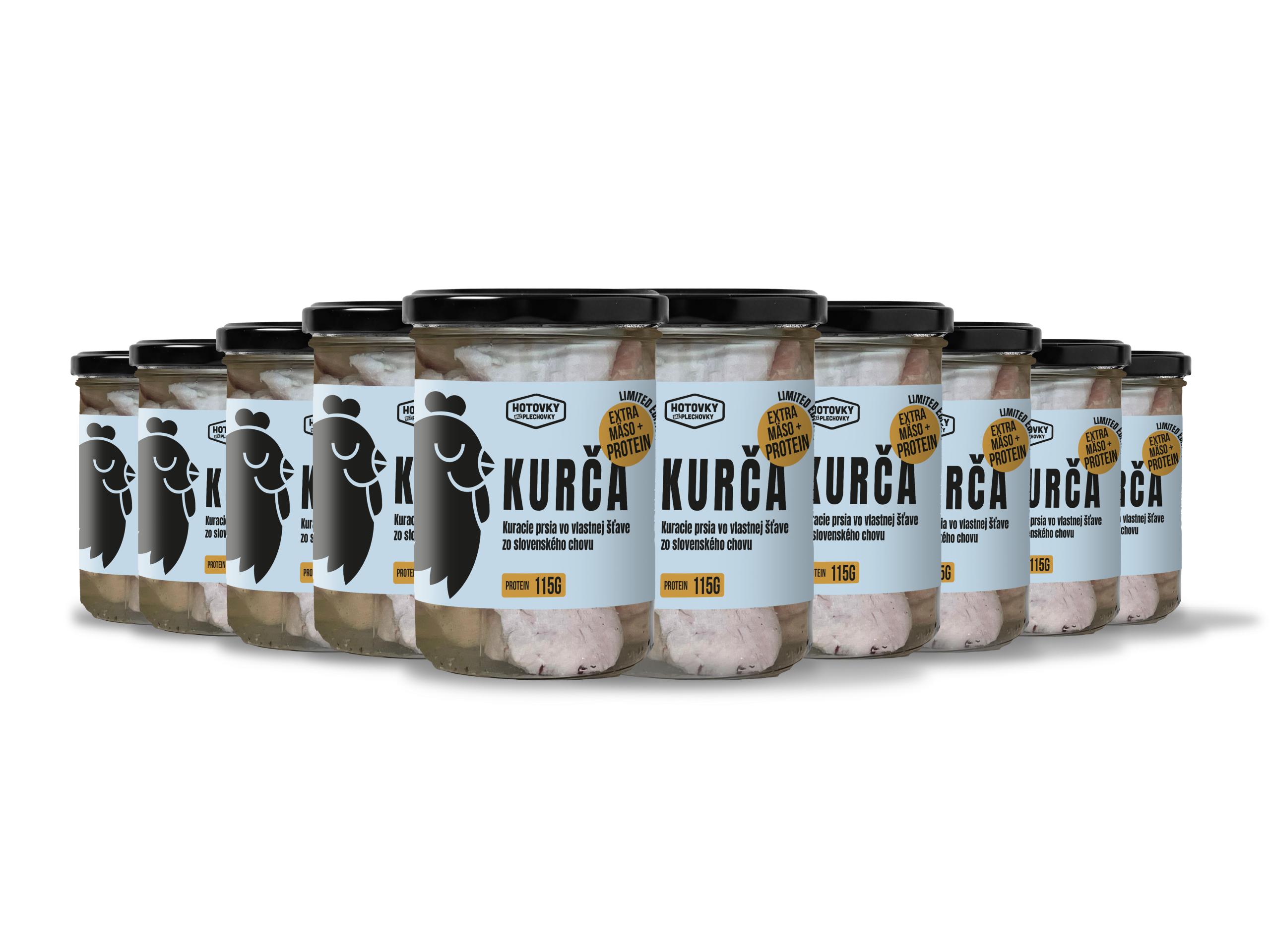 KURČA Kuracie prsia vo vlastnej šťave 400g limited edition 9+1